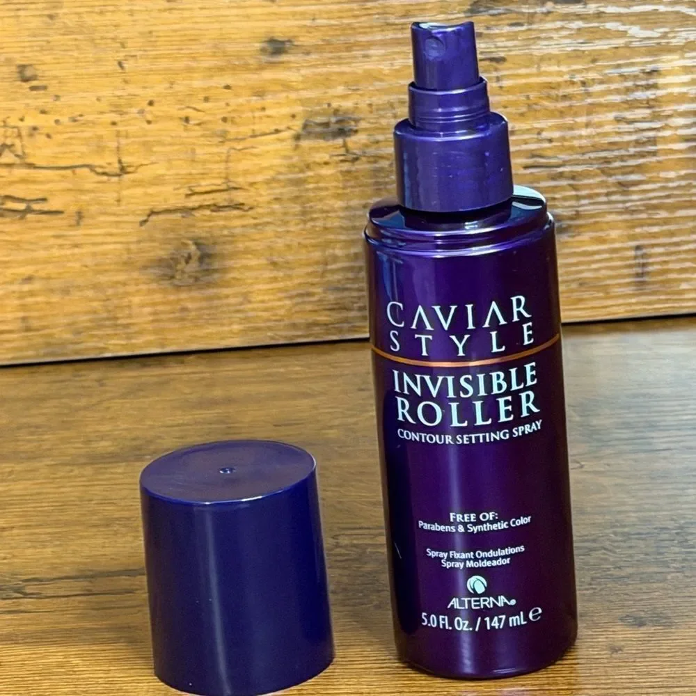 Alterna Caviar Invisible Roller Spray + Bliss Flex Vented Brush NWT Blowout Set